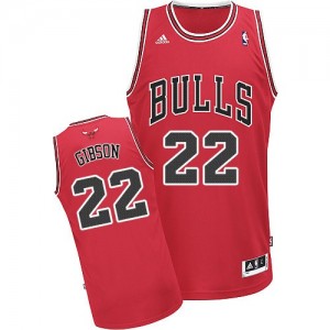 Maillot Swingman Chicago Bulls NBA Road Rouge - #22 Taj Gibson - Homme