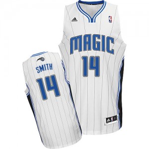 Maillot NBA Blanc Jason Smith #14 Orlando Magic Home Swingman Homme Adidas