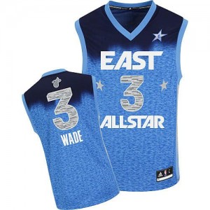 Maillot Adidas Bleu 2012 All Star Swingman Miami Heat - Dwyane Wade #3 - Homme