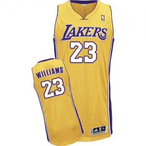 Maillot Adidas Or Home Authentic Los Angeles Lakers - Louis Williams #23 - Homme