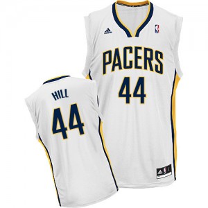 Maillot Adidas Blanc Home Swingman Indiana Pacers - Solomon Hill #44 - Homme