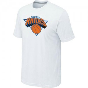 T-Shirts NBA New York Knicks Blanc Big & Tall - Homme