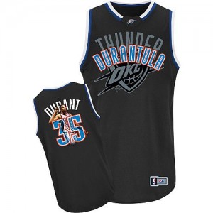 Maillot NBA Authentic Kevin Durant #35 Oklahoma City Thunder Athletic Notorious Fashion Noir - Homme