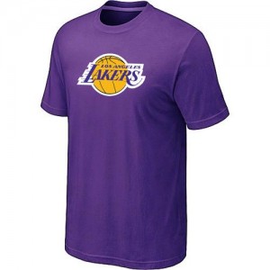 T-shirt principal de logo Los Angeles Lakers NBA Big & Tall Violet - Homme