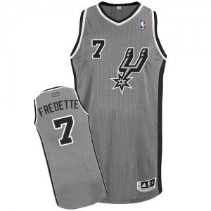 Maillot NBA Authentic Jimmer Fredette #7 San Antonio Spurs Alternate Gris argenté - Homme