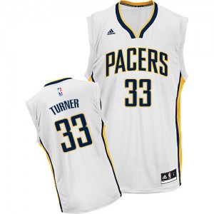 Maillot Adidas Blanc Home Swingman Indiana Pacers - Myles Turner #33 - Homme