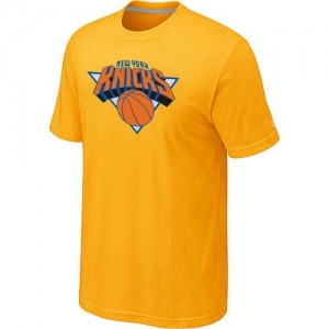 T-Shirts NBA New York Knicks Jaune Big & Tall - Homme