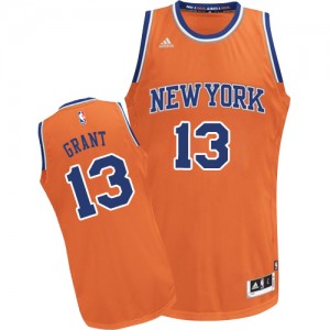 Maillot Adidas Orange Alternate Swingman New York Knicks - Jerian Grant #13 - Homme