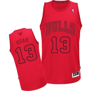 Chicago Bulls #13 Adidas Big Color Fashion Rouge Authentic Maillot d'équipe de NBA Vente pas cher - Joakim Noah pour Homme