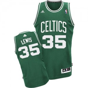 Boston Celtics #35 Adidas Road Vert (No Blanc) Swingman Maillot d'équipe de NBA 100% authentique - Reggie Lewis pour Homme