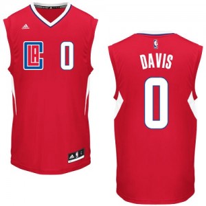 Maillot NBA Authentic Glen Davis #0 Los Angeles Clippers Road Rouge - Homme