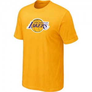T-Shirts Jaune Big & Tall Los Angeles Lakers - Homme