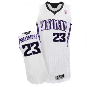 Maillot NBA Blanc Ben McLemore #23 Sacramento Kings Home Authentic Homme Adidas