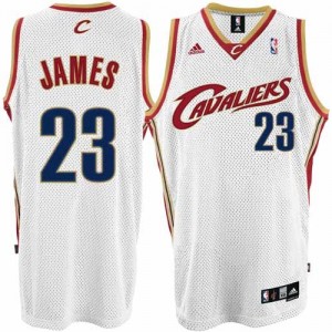 Maillot Swingman Cleveland Cavaliers NBA Blanc - #23 LeBron James - Homme
