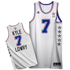Maillot Authentic Toronto Raptors NBA 2015 All Star Blanc - #7 Kyle Lowry - Homme
