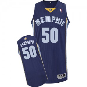 Maillot Authentic Memphis Grizzlies NBA Road Bleu marin - #50 Zach Randolph - Enfants