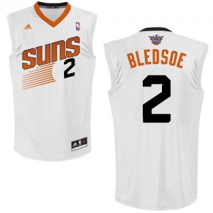 Phoenix Suns #2 Adidas Home Blanc Swingman Maillot d'équipe de NBA en soldes - Eric Bledsoe pour Homme