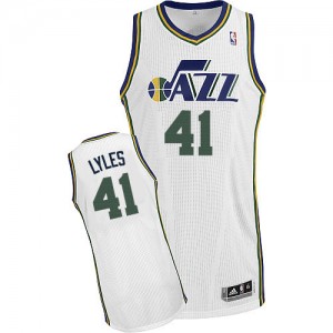 Maillot Authentic Utah Jazz NBA Home Blanc - #41 Trey Lyles - Homme