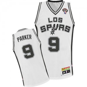 Maillot NBA Blanc Tony Parker #9 San Antonio Spurs Latin Nights Authentic Homme Adidas
