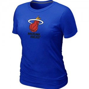 Miami Heat Big & Tall Bleu T-Shirts d'équipe de NBA préférentiel - pour Femme