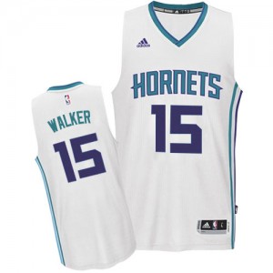 Maillot NBA Blanc Kemba Walker #15 Charlotte Hornets Home Authentic Homme Adidas