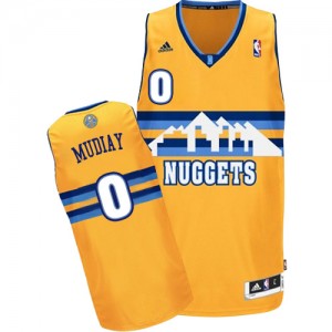 Denver Nuggets Emmanuel Mudiay #0 Alternate Authentic Maillot d'équipe de NBA - Or pour Homme