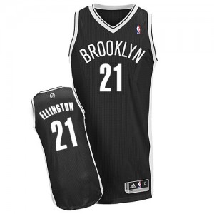 Brooklyn Nets #21 Adidas Road Noir Authentic Maillot d'équipe de NBA magasin d'usine - Wayne Ellington pour Homme