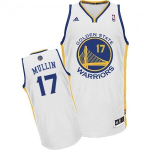 Maillot NBA Golden State Warriors #17 Chris Mullin Blanc Adidas Swingman Home - Homme