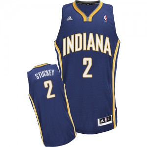 Indiana Pacers #2 Adidas Road Bleu marin Swingman Maillot d'équipe de NBA achats en ligne - Rodney Stuckey pour Homme