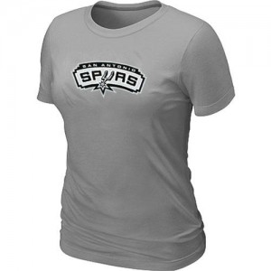 San Antonio Spurs Big & Tall Gris T-Shirts d'équipe de NBA pas cher - pour Femme