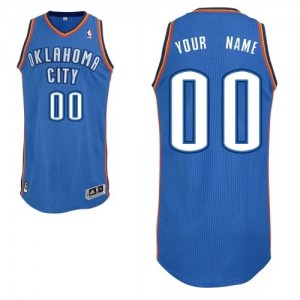 Oklahoma City Thunder Personnalisé Adidas Road Bleu royal Maillot d'équipe de NBA en vente en ligne - Authentic pour Homme