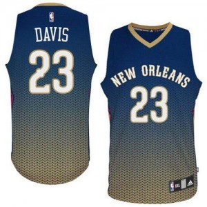 New Orleans Pelicans #23 Adidas Resonate Fashion Bleu marin Authentic Maillot d'équipe de NBA Discount - Anthony Davis pour Homme