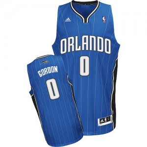 Maillot NBA Bleu royal Aaron Gordon #0 Orlando Magic Road Swingman Homme Adidas