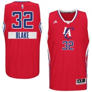 Maillot NBA Rouge Blake Griffin #32 Los Angeles Clippers 2014-15 Christmas Day Authentic Homme Adidas