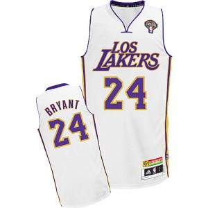 Maillot NBA Authentic Kobe Bryant #24 Los Angeles Lakers Latin Nights Blanc - Homme