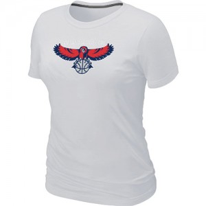 T-Shirts NBA Atlanta Hawks Big & Tall Blanc - Femme