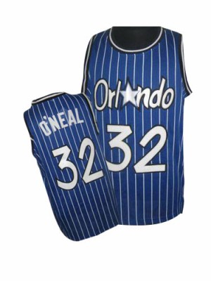 Orlando Magic #32 Adidas Throwback Bleu royal Authentic Maillot d'équipe de NBA Magasin d'usine - Shaquille O'Neal pour Homme