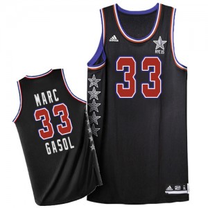 Maillot NBA Swingman Marc Gasol #33 Memphis Grizzlies 2015 All Star Noir - Homme