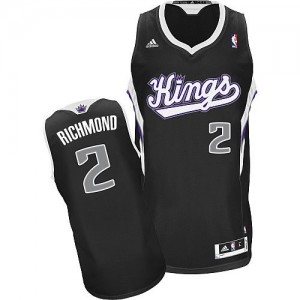 Maillot NBA Noir Mitch Richmond #2 Sacramento Kings Alternate Swingman Homme Adidas