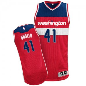 Maillot NBA Authentic Wes Unseld #41 Washington Wizards Road Rouge - Homme