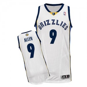 Maillot NBA Memphis Grizzlies #9 Tony Allen Blanc Adidas Authentic Home - Homme
