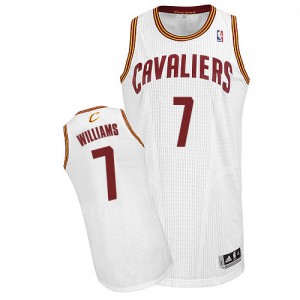 Maillot NBA Cleveland Cavaliers #7 Mo Williams Blanc Adidas Authentic Home - Homme