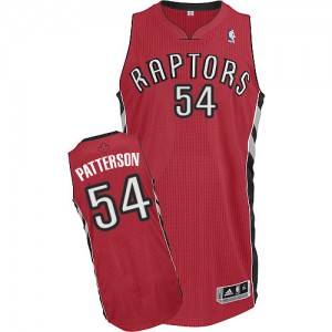 Maillot NBA Authentic Patrick Patterson #54 Toronto Raptors Road Rouge - Homme