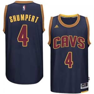 Cleveland Cavaliers Iman Shumpert #4 Swingman Maillot d'équipe de NBA - Bleu marin pour Homme