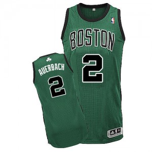 Maillot NBA Boston Celtics #2 Red Auerbach Vert (No. noir) Adidas Authentic Alternate - Homme