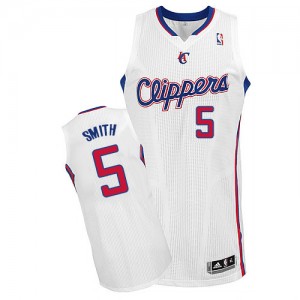 Maillot Authentic Los Angeles Clippers NBA Home Blanc - #5 Josh Smith - Homme