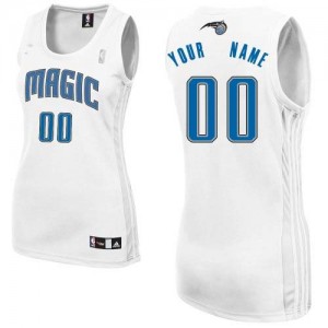 Maillot NBA Orlando Magic Personnalisé Authentic Blanc Adidas Home - Femme