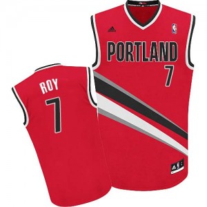 Maillot NBA Portland Trail Blazers #7 Brandon Roy Rouge Adidas Swingman Alternate - Homme