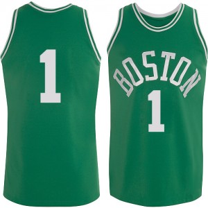 Maillot Adidas Vert Throwback Authentic Boston Celtics - Walter Brown #1 - Homme