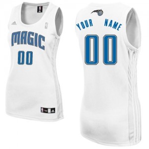 Maillot NBA Blanc Swingman Personnalisé Orlando Magic Home Femme Adidas